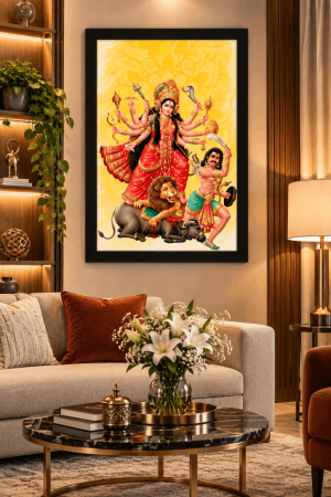 Durga Mahishasura Wall Art